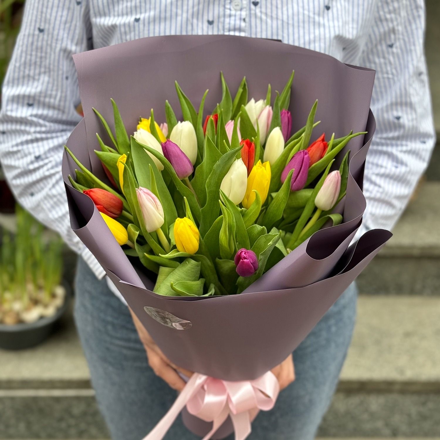25 tulips mixed 