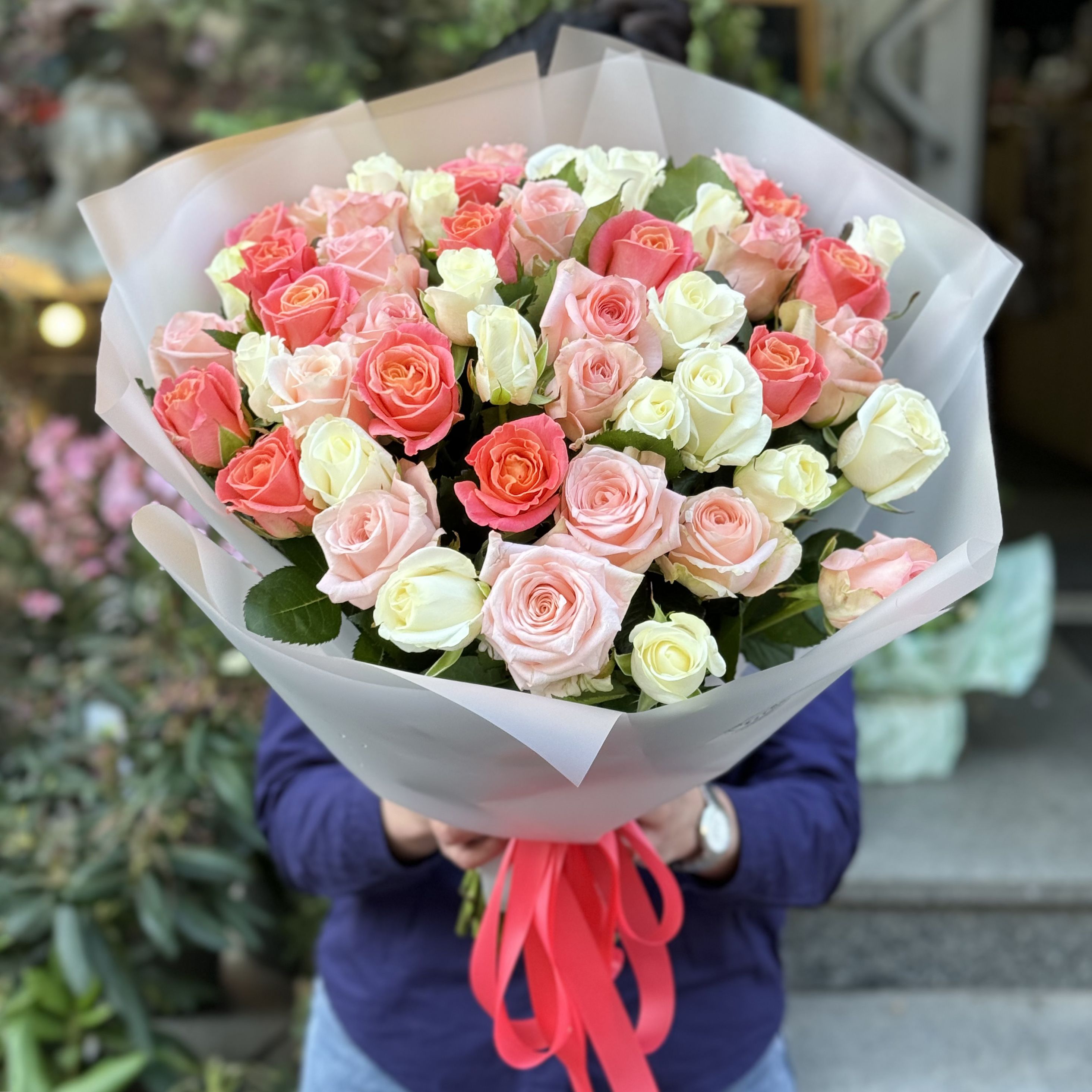 The Tender сompliment 51 roses